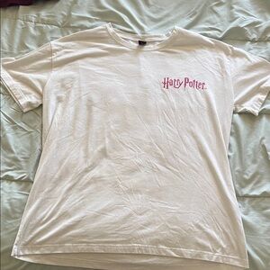 Warner Bros. White and Pink Harry Potter Kids T-Shirt